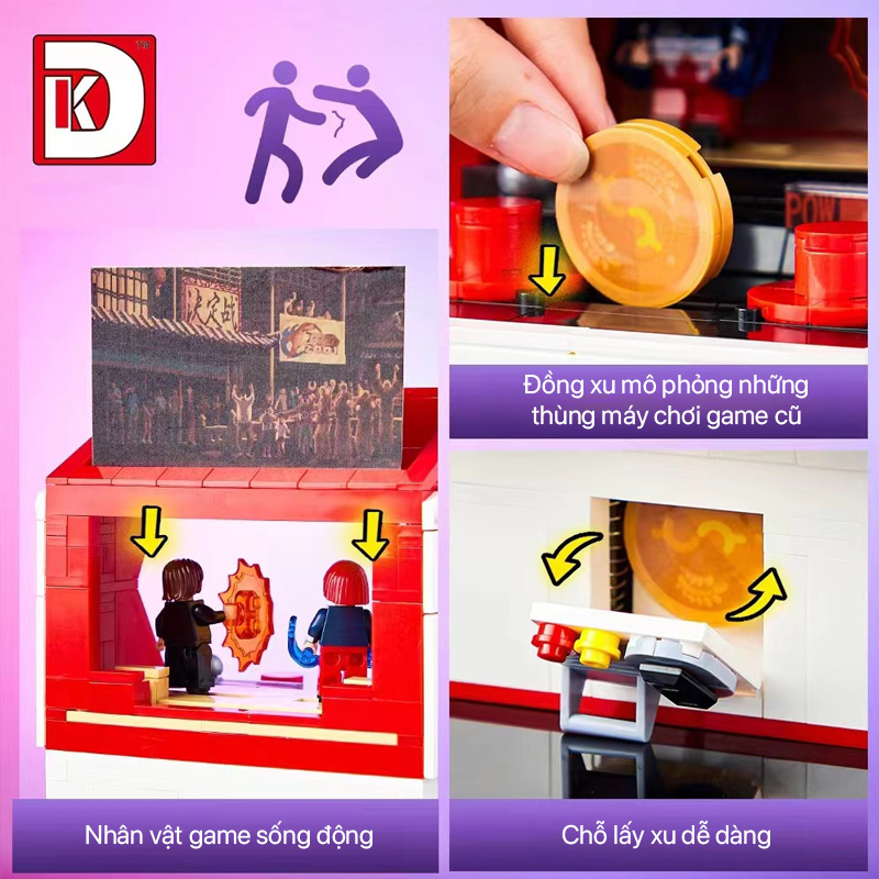 Mô hình lắp ghép - King of Fighter Arcade Machine - 5010 2